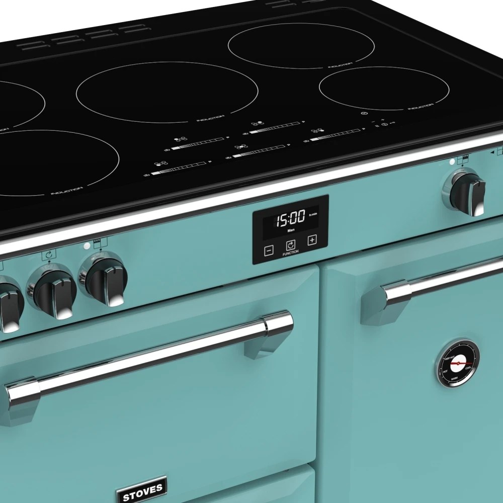 Stoves RICHMOND DX S900EICBCBL 10917 Richmond Deluxe 90cm Induction