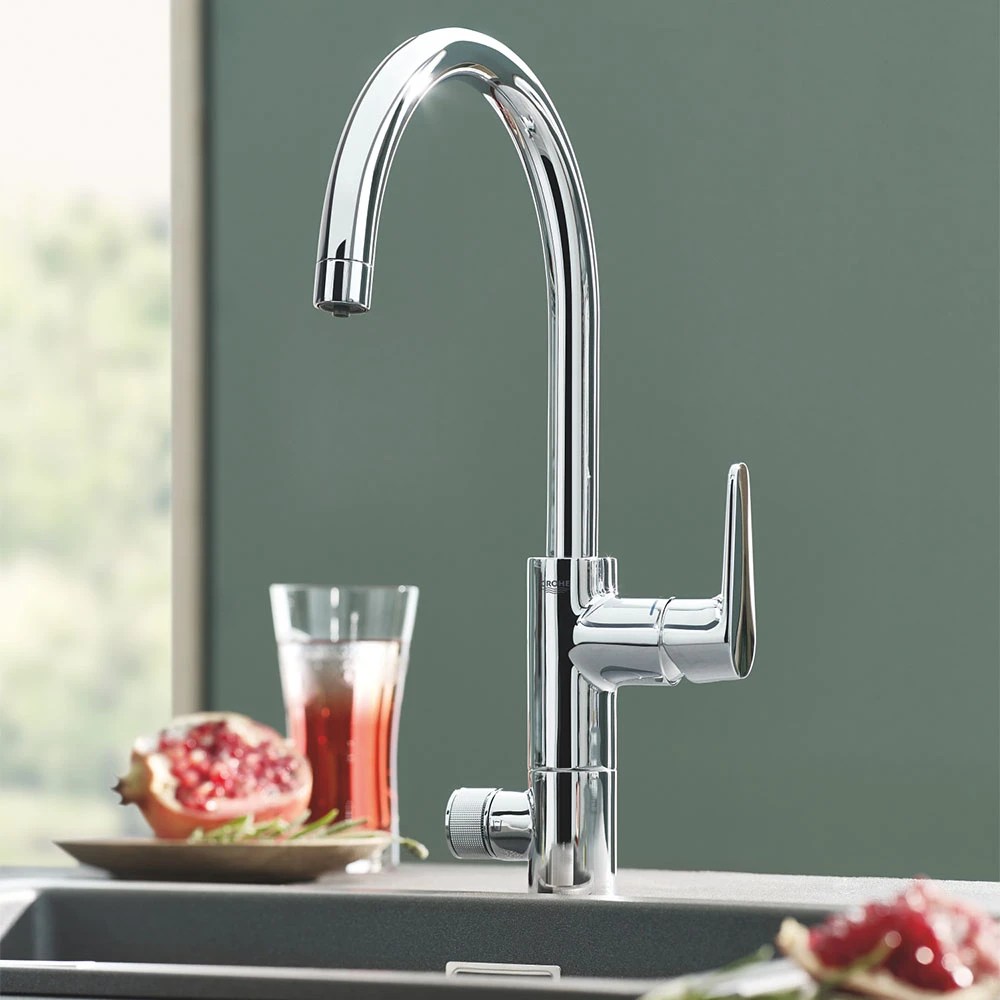 Grohe 30385000 Blue Pure Duo Filtered Water Tap CHROME Appliance City