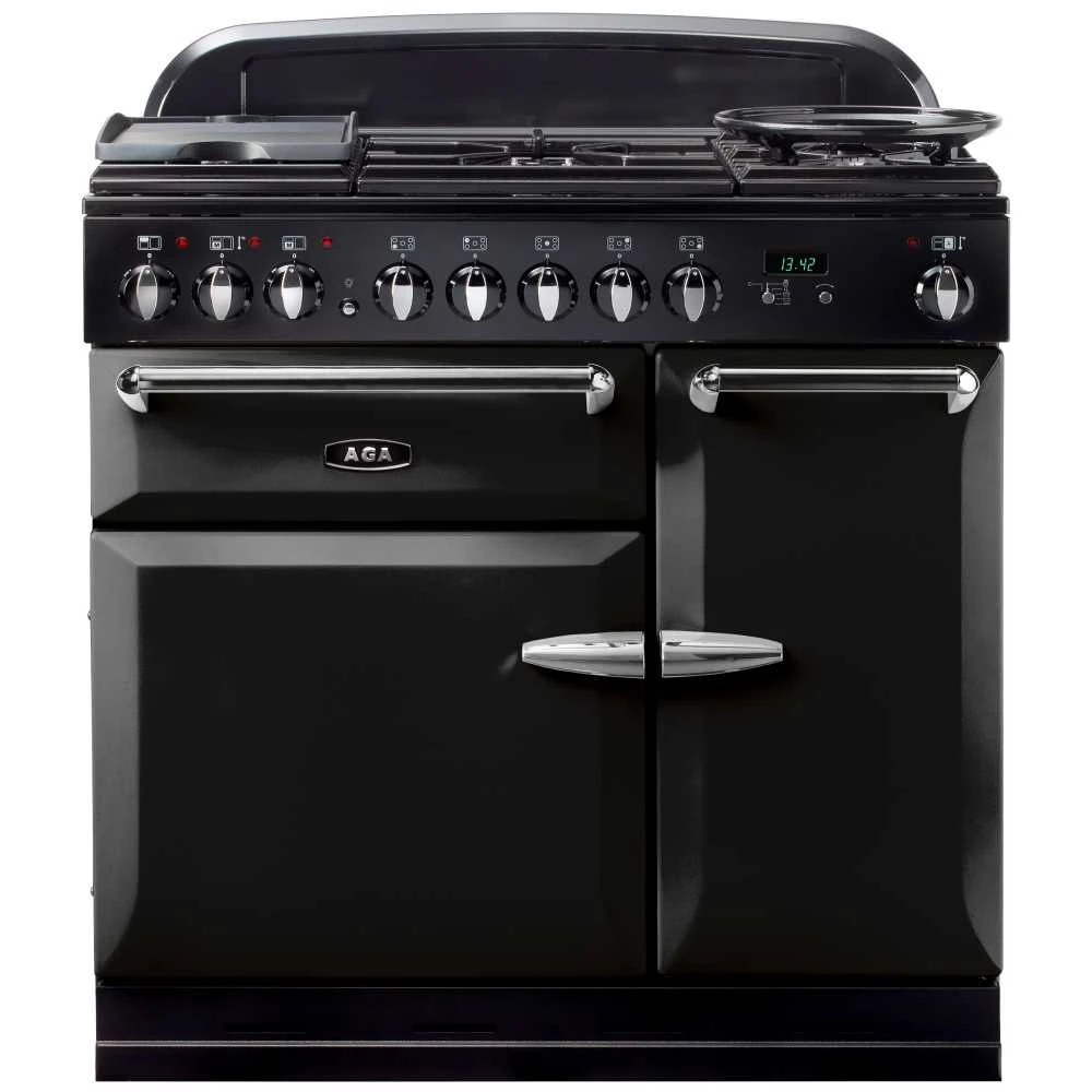 AGA Masterchef MENMSFBLKEX DISPLAY 108200 Masterchef XL 90cm Dual Fuel