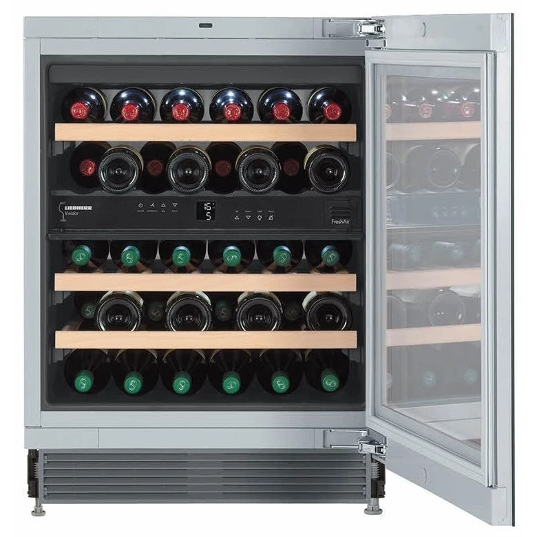 Liebherr UWT1682 60cm Integrated Built Under Dual Zone Wine Cooler