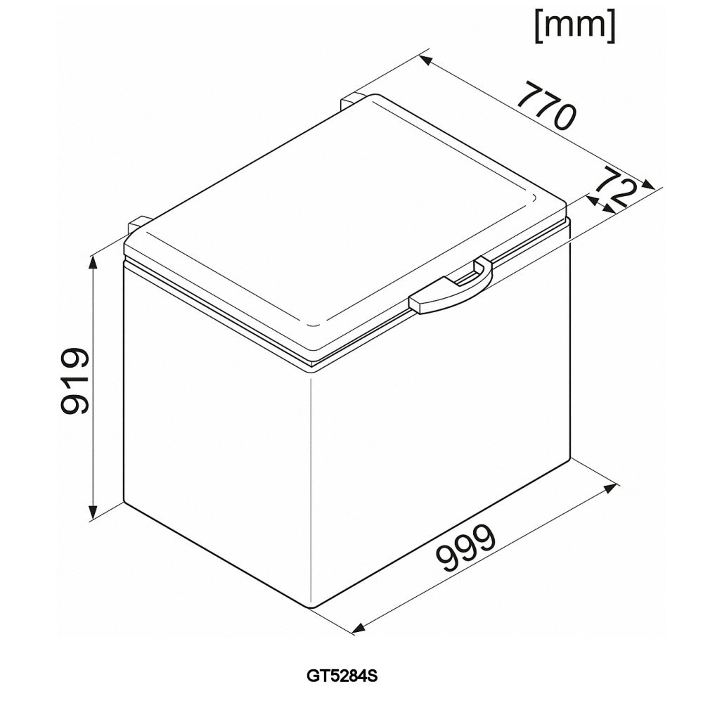 Miele GT5284S 100cm Chest Freezer Appliance City
