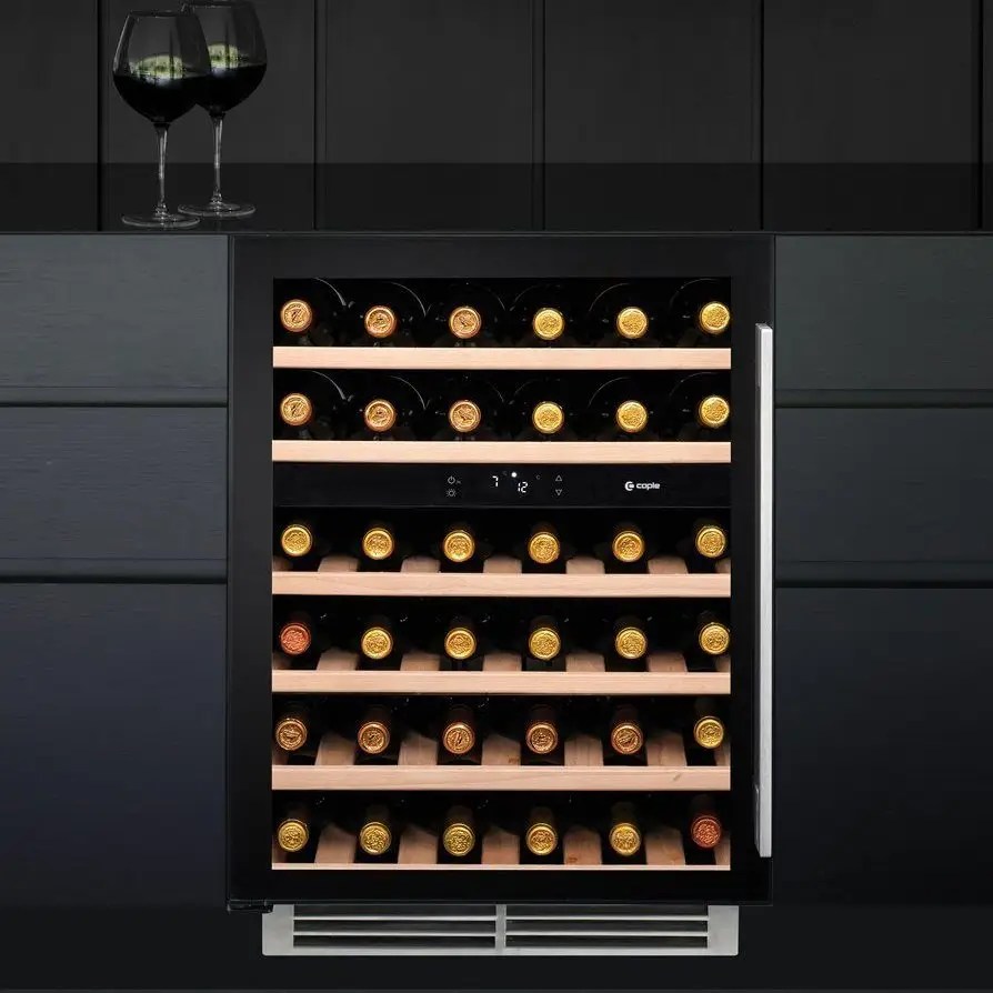 Caple WI6136 60cm Undercounter Dual Zone Wine Cooler BLACK