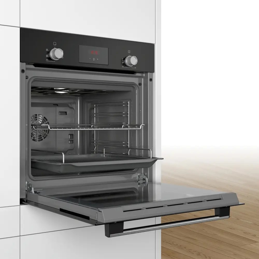 Bosch HHF113BA0B Series 2 Single Oven BLACK Appliance City