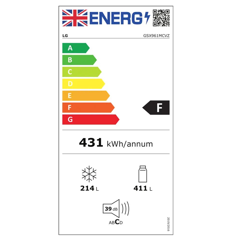 LG GSX961MCVZ Door In Door Instaview American Fridge Freezer Non