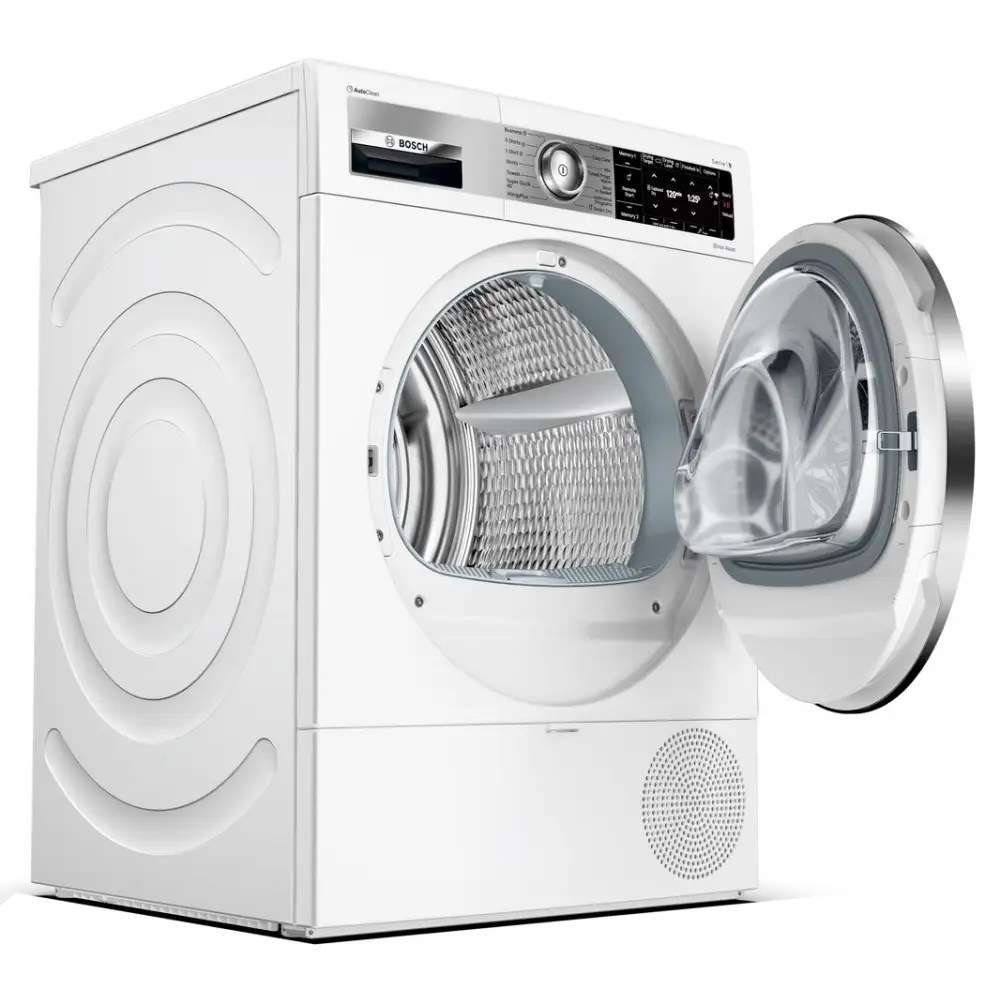 Bosch WTX88EH9GB 9kg Series 8 Heat Pump Condenser Tumble Dryer WHITE