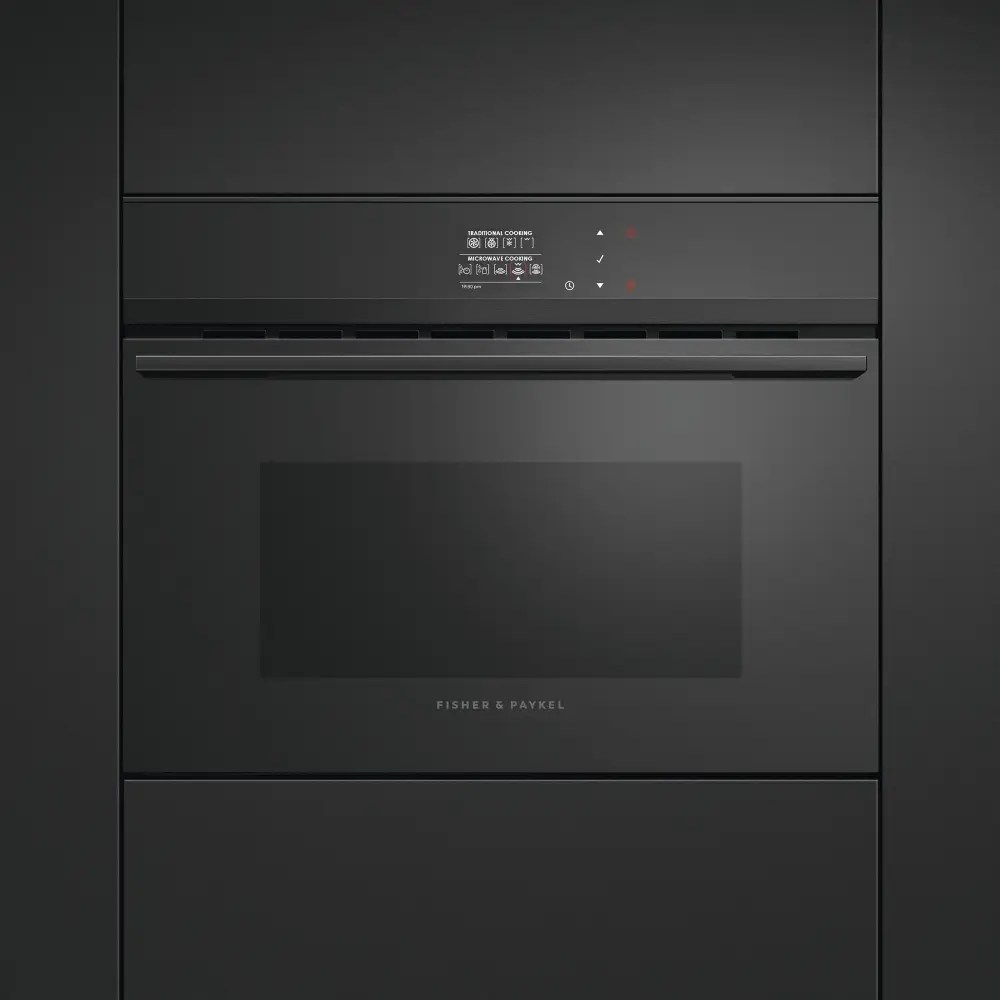 Fisher Paykel OM60NDBB1 Series 9 Compact Combination Microwave BLACK