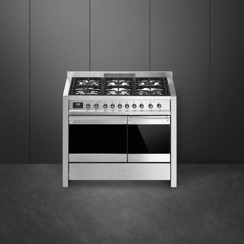 Smeg A2PY81 100cm Opera Pyrolytic Dual Fuel Range Cooker STAINLESS