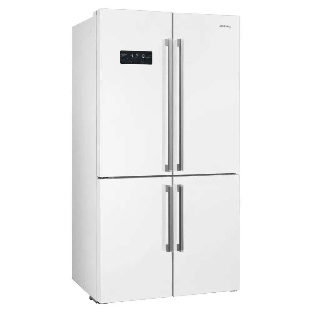 Smeg FQ60BDF American Style Four Door Fridge Freezer WHITE