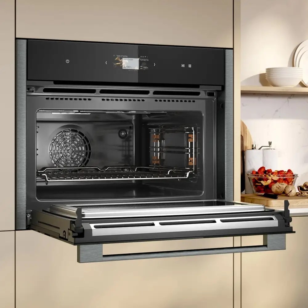 Neff C24MS71G0B N90 Compact Pyrolytic Oven With Microwave GRAPHITE