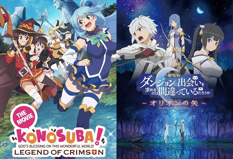 2019 Anime Movies DanMachi, KonoSuba ⋆ TAY 2