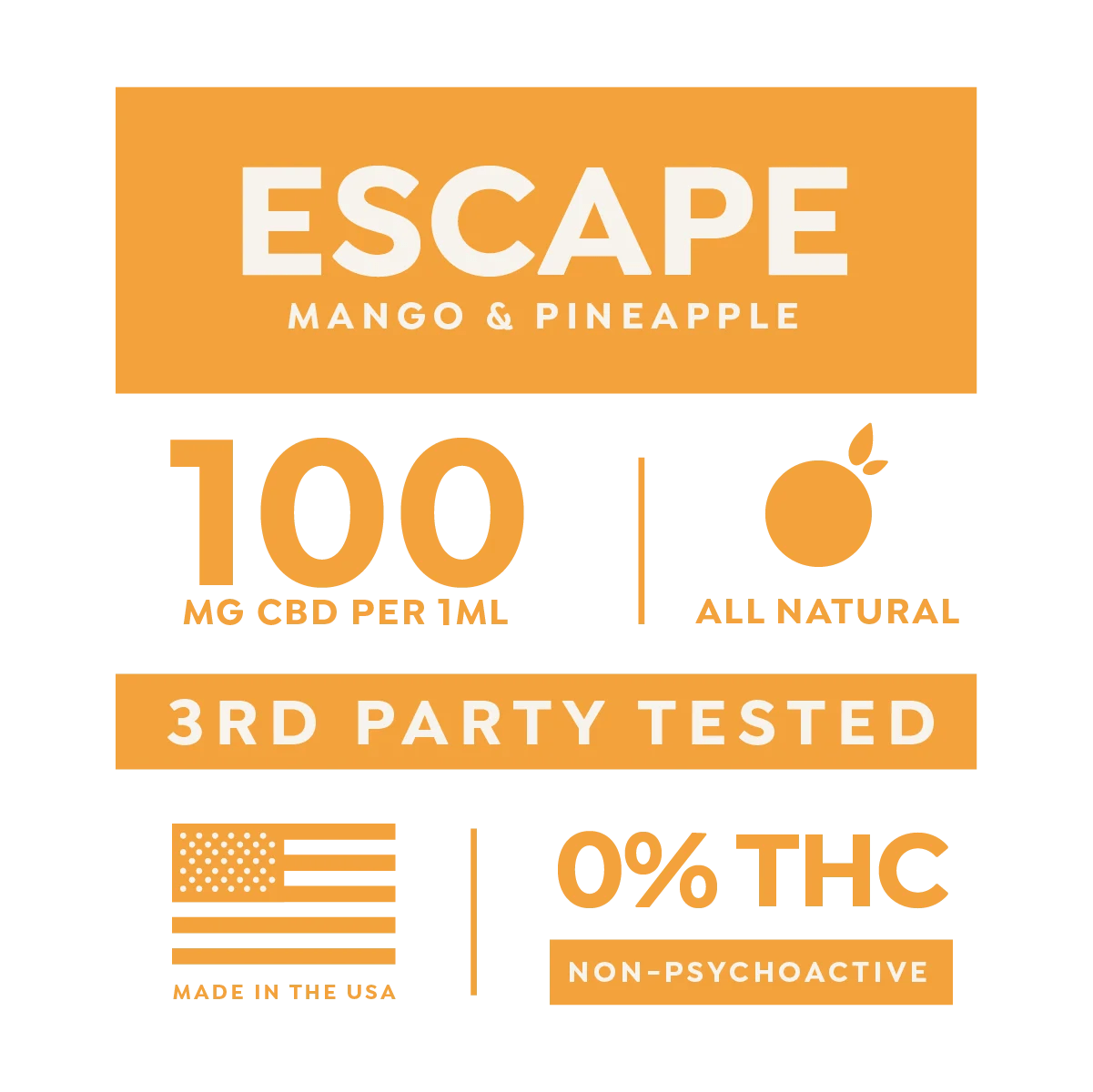 Escape 3000mg/30ml Wild By Nature CBD