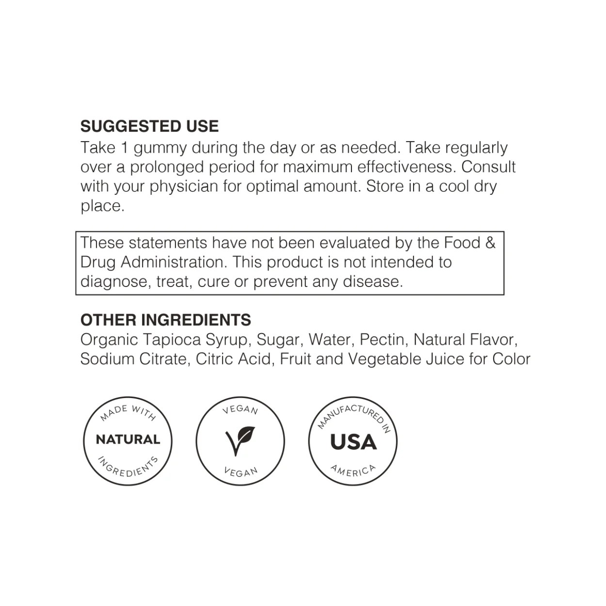 RISE CBD + CBG + Adaptogen Gummies 30count Wild By Nature CBD