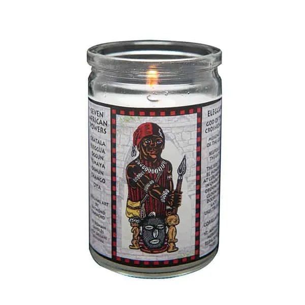 Eleggua Seven African Powers Voodoo Candle New Orleans Historic