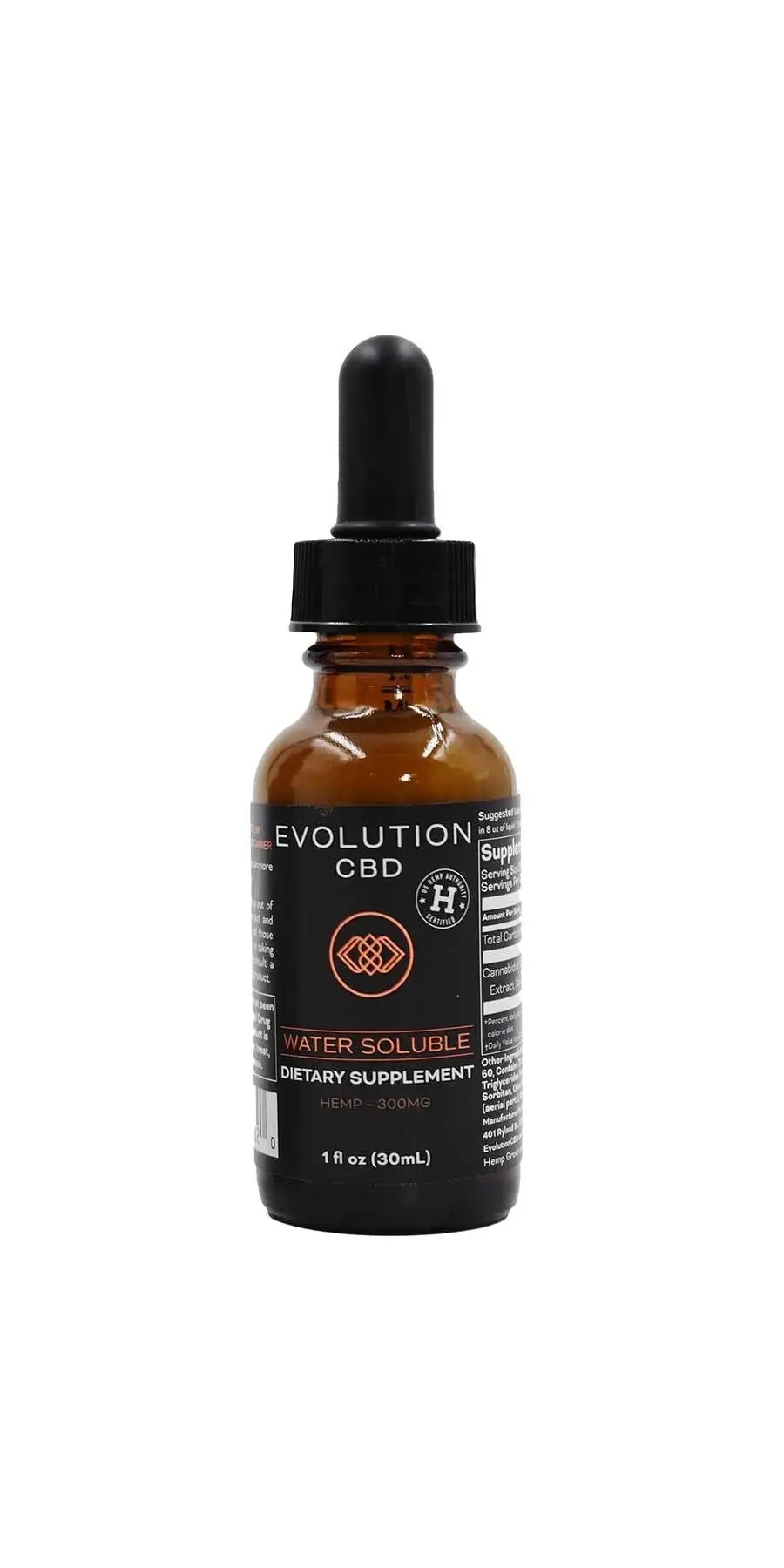 Evolution CBD Water Soluble (30ml) THC Free CBD Bible