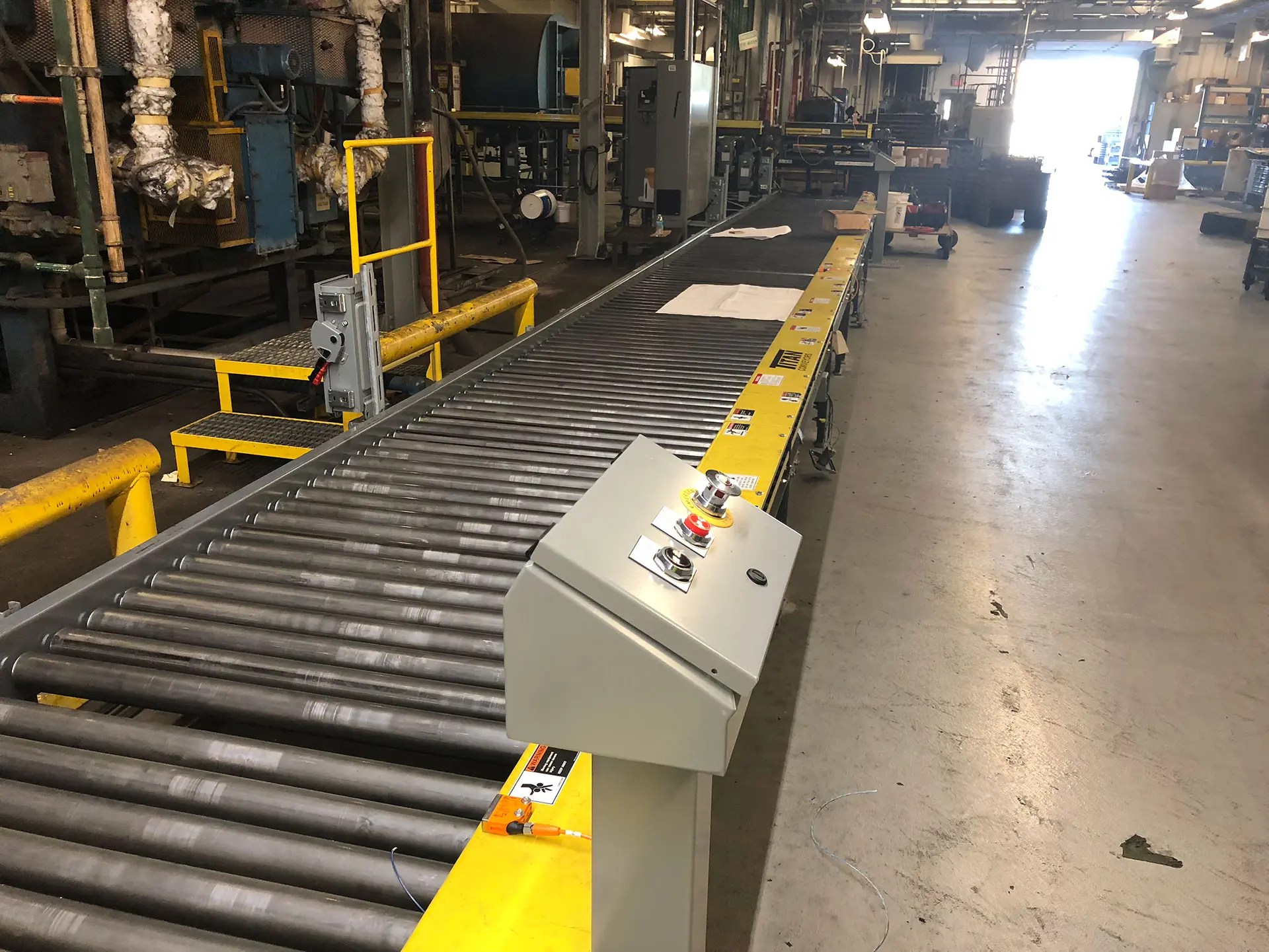 297CDLR HeavyDuty Live Roller Conveyor Conveyer & Caster