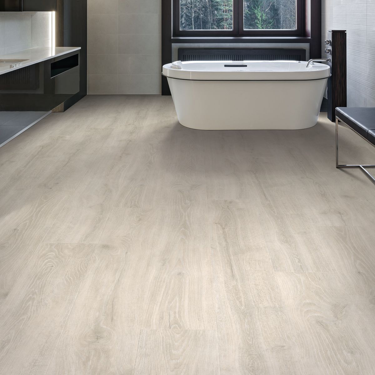 Laminate Flooring Mohawk Revwood Plus Antique Craft Espresso Bark Oak