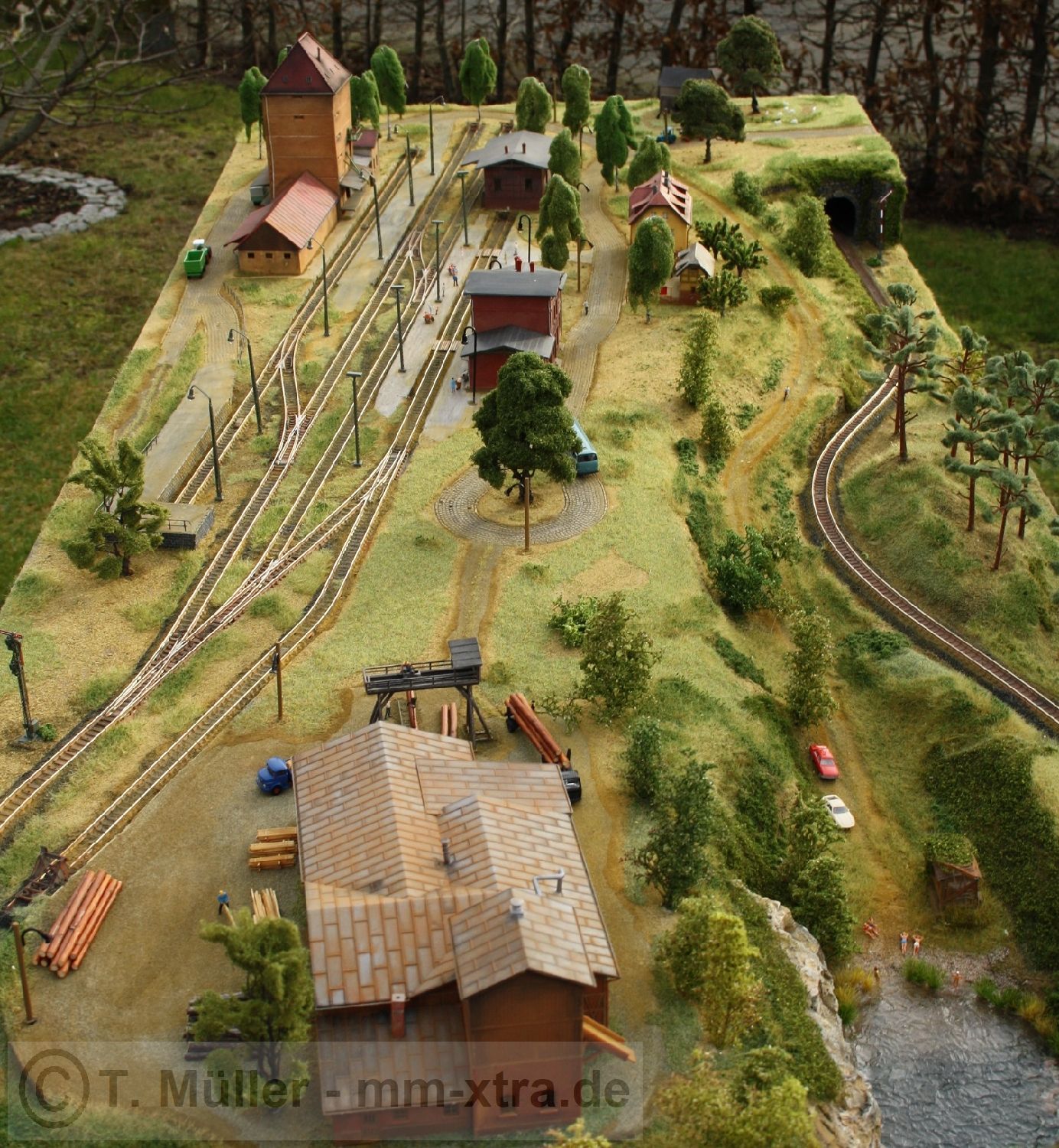 Kleiner Endbahnhof in Spur N Kompakt 180x70cm Stummis Modellbahnforum