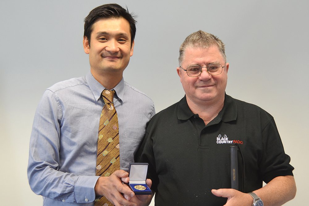 Black Country Radio Presenter Awarded 50 Year Diabetes Medal Black