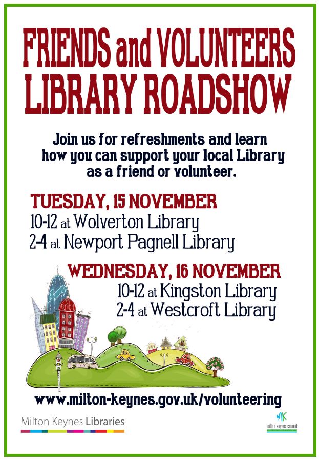 MK Libraries take to the road in search of friends and volunteers
