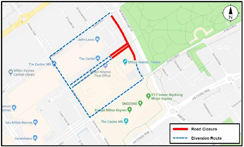 Road closures as work begins on multistorey car park MKFM 106.3FM Radio Made in Milton Keynes