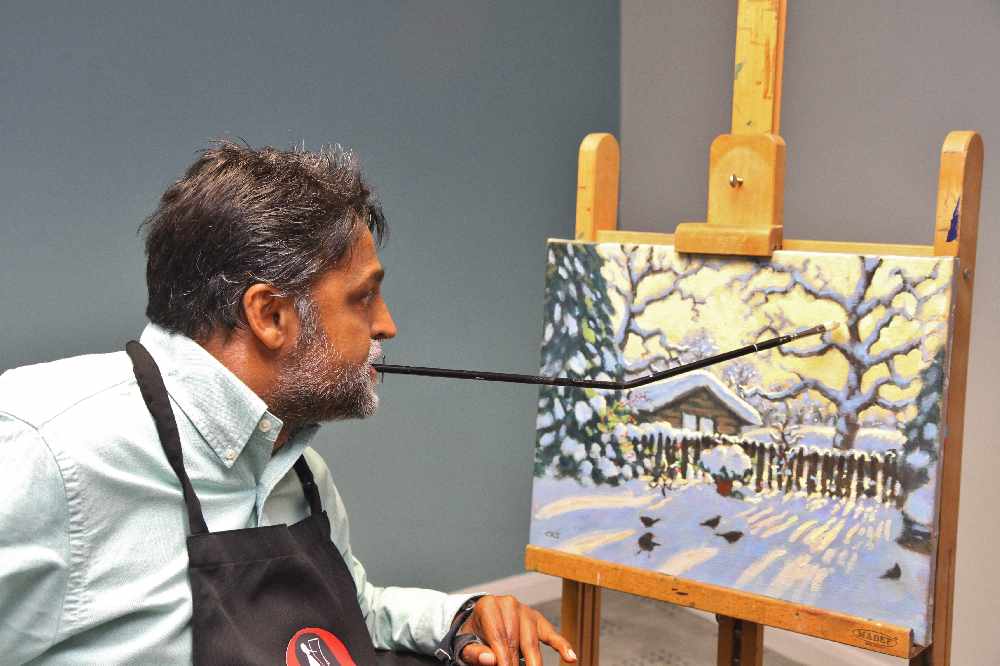 Meet the Artist A Unique Art Event with Mouth Painter Keith Jansz