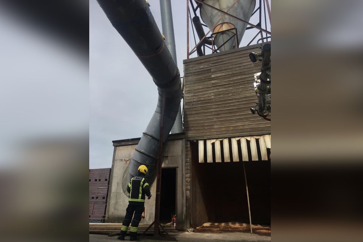 Storage Silo Catches Fire Channel 103