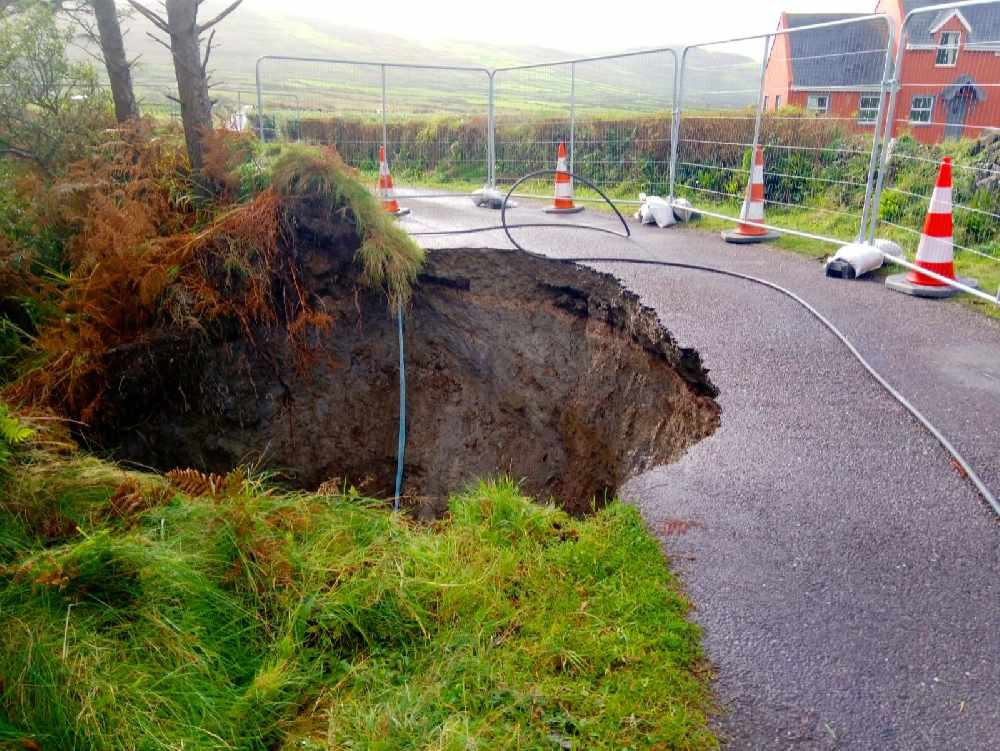 Dangerous sinkhole in West Cork village of Allihies C103