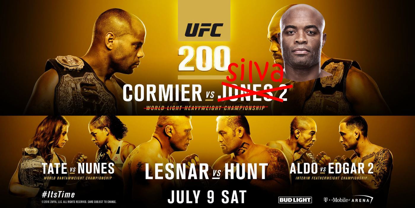 UFC 200 Fight Card, News, Predictions & Stats MMA Insight