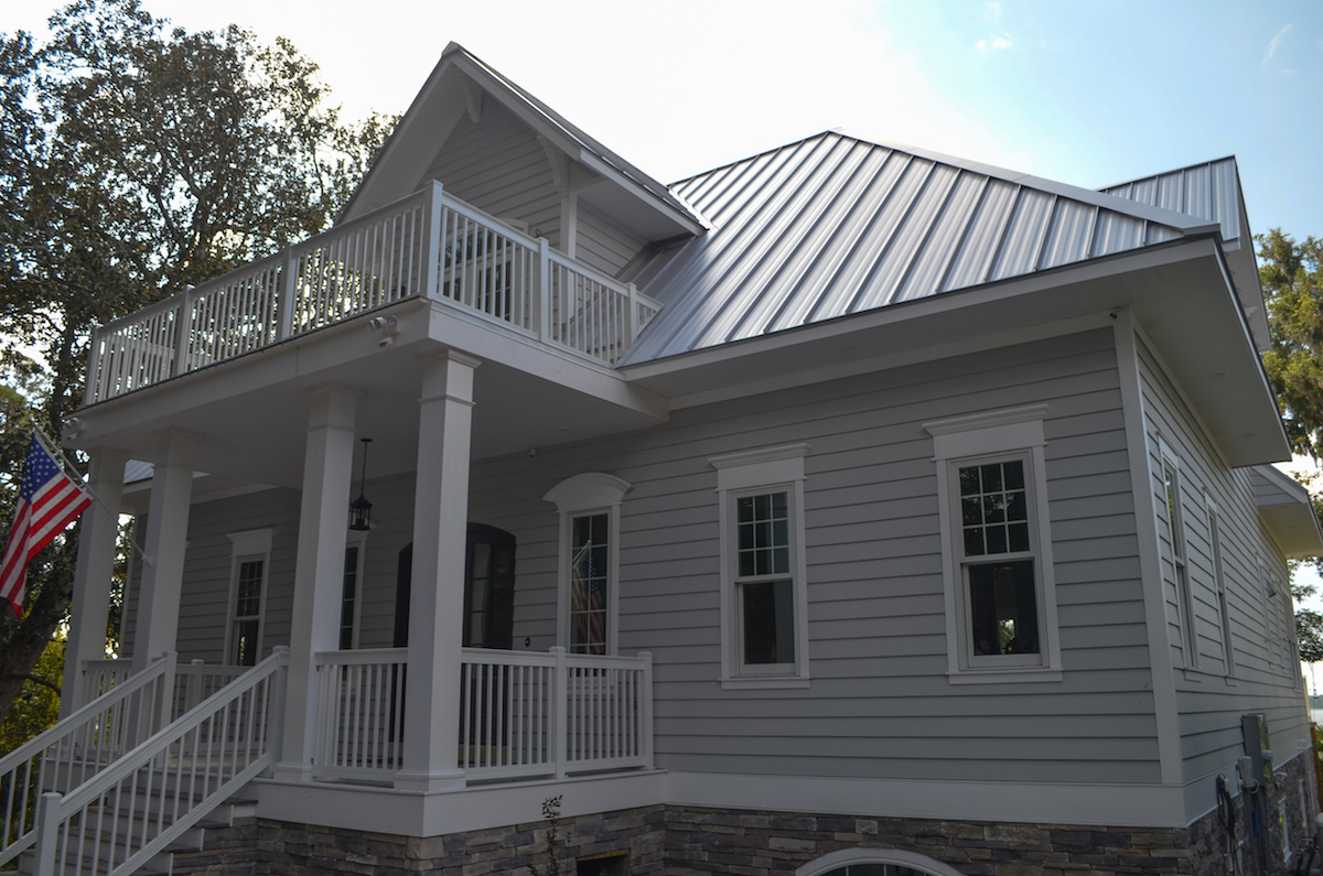 Construction of Waterfront St. Andrews Bay Home Complete Mark Mercer