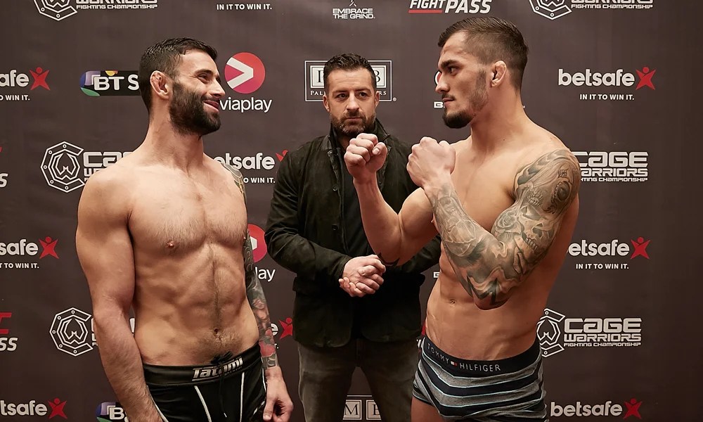 Cage Warriors 87 Weighins MMA UK