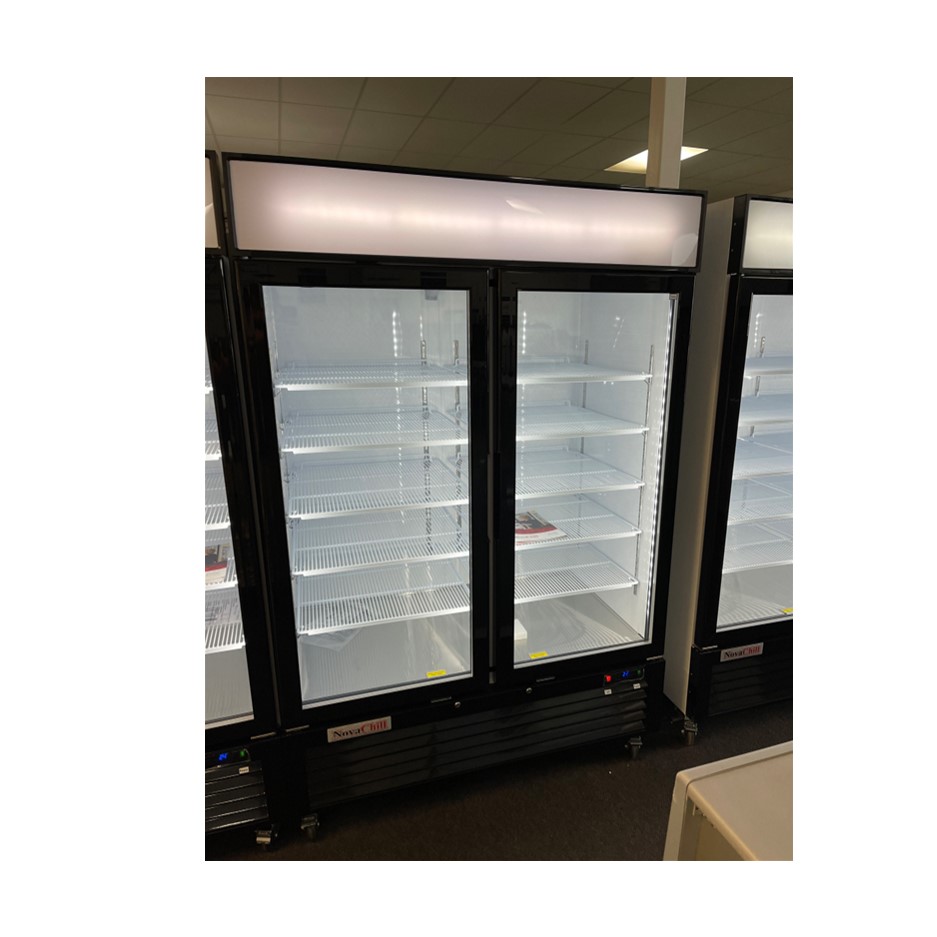 NovaChill Double Glass Door Freezer 1320lt SM1300GZ Buy from M&M