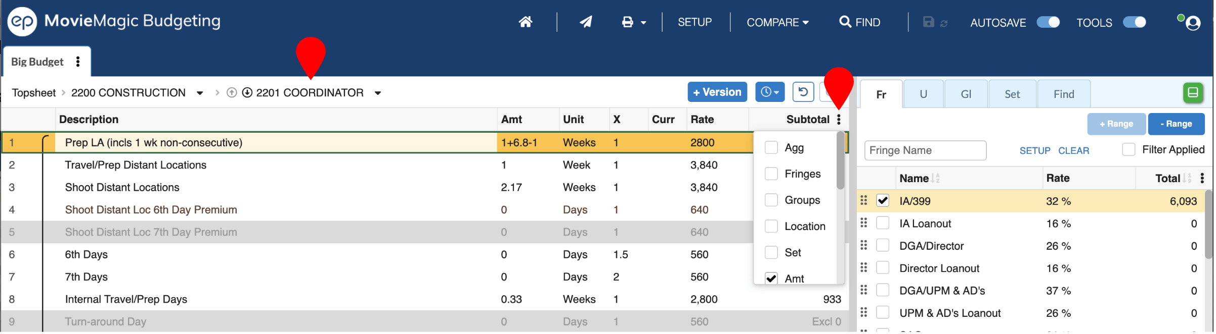 Details Movie Magic Budgeting Manual