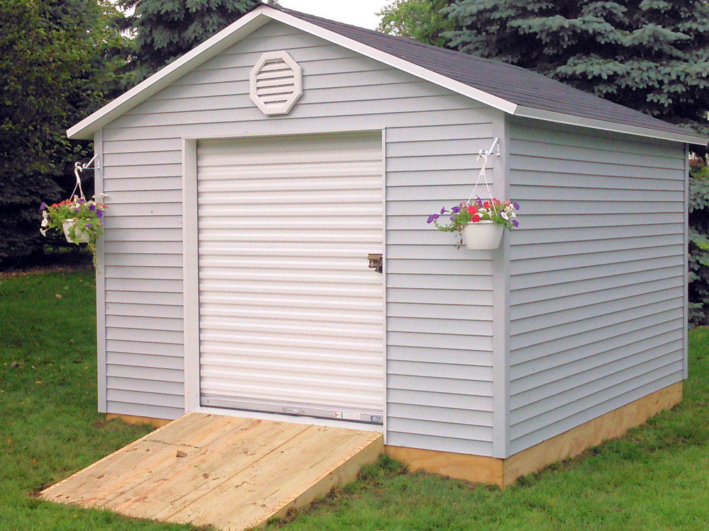 Atlantic Style Shed 7' Side Wall Martin's Mini Barns Goshen, IN