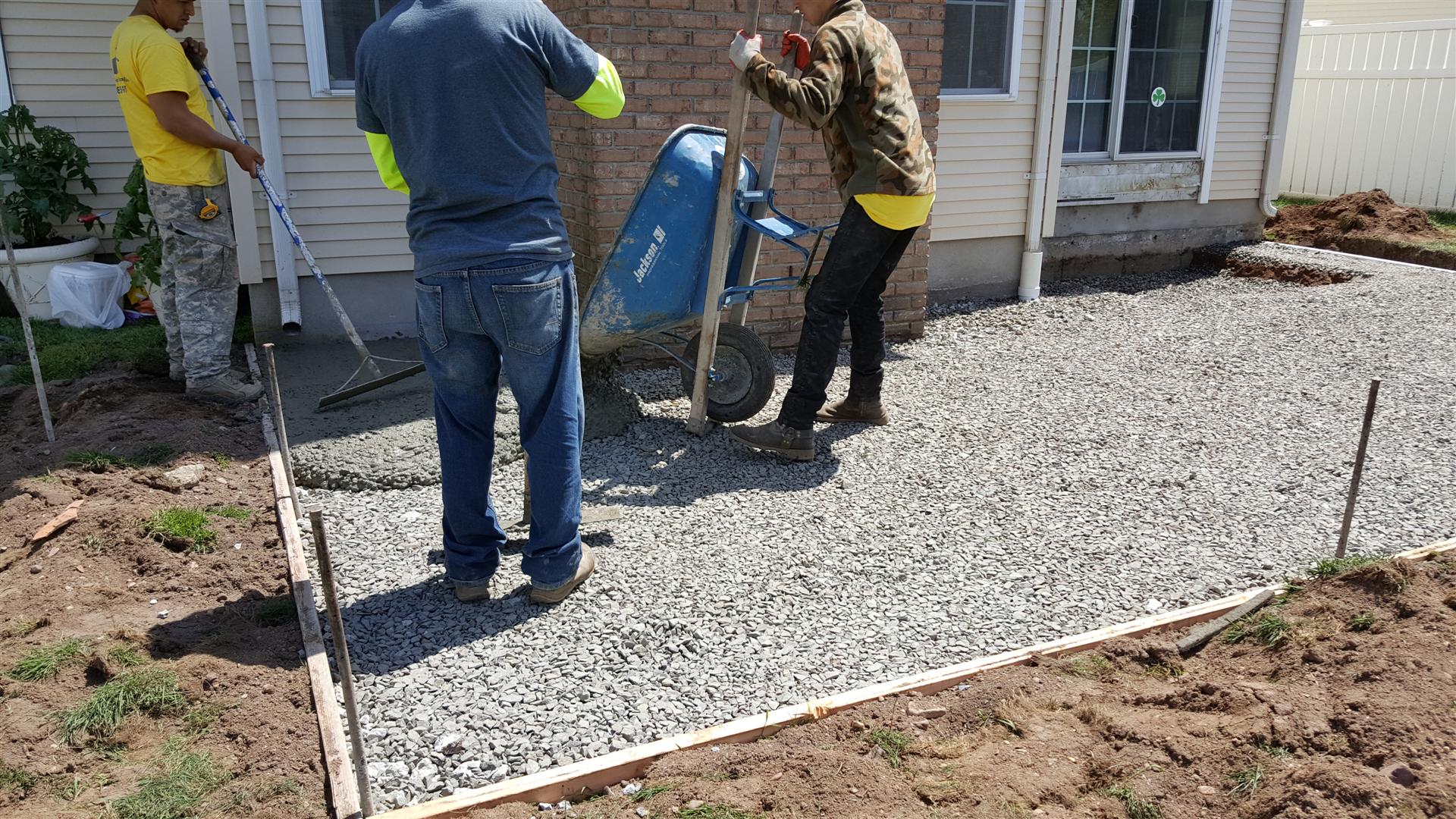 South Amboy, NJ Blue Stone Patio Installation M&M Construction