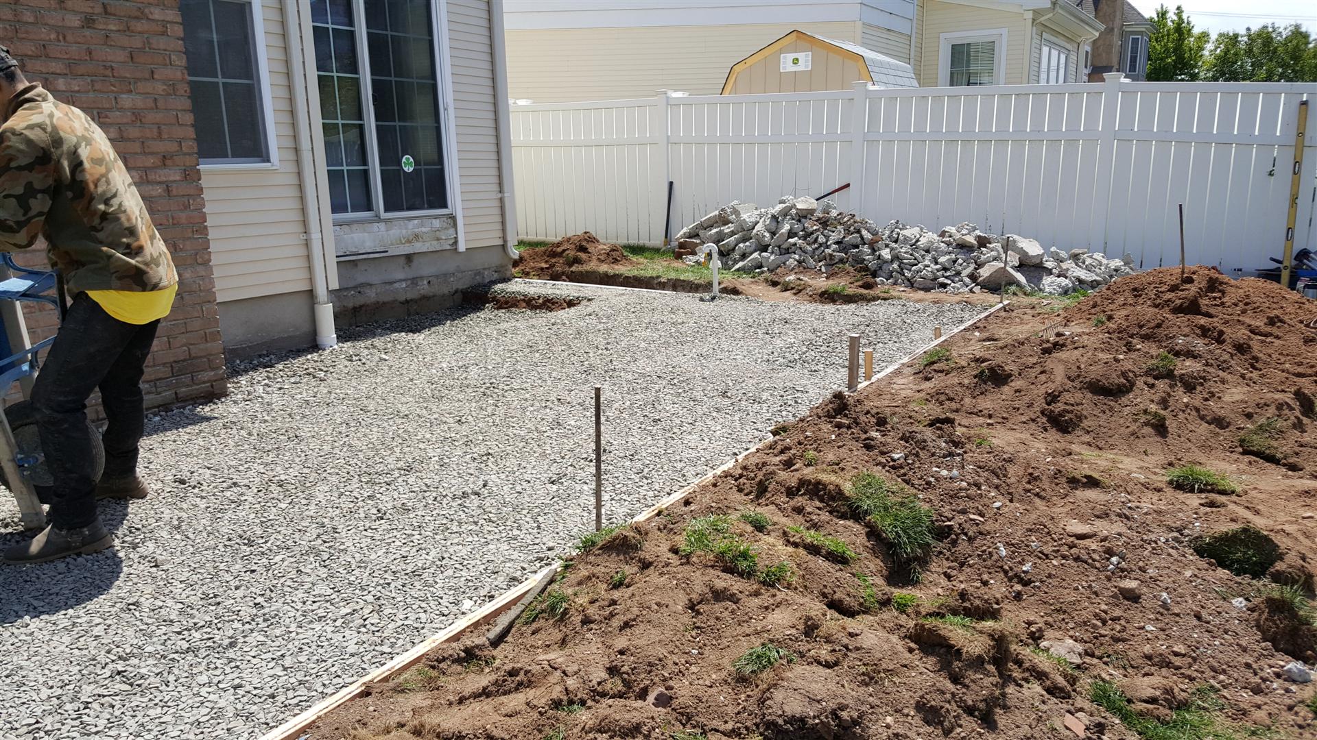 South Amboy, NJ Blue Stone Patio Installation M&M Construction Morristown, NJ Roofing