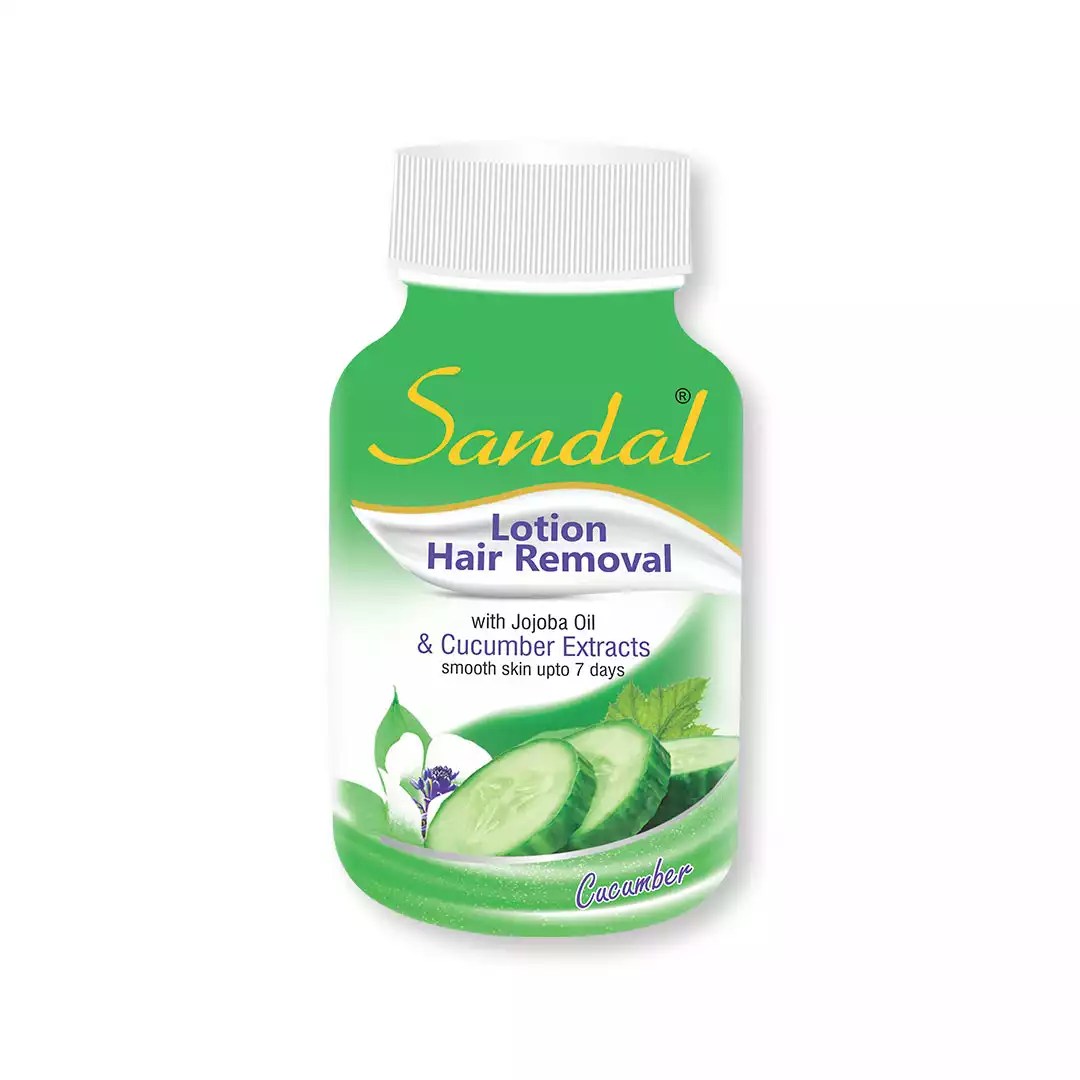 Sandal Hair Removal Lotion Cucumber Extract MMC Cosmetics