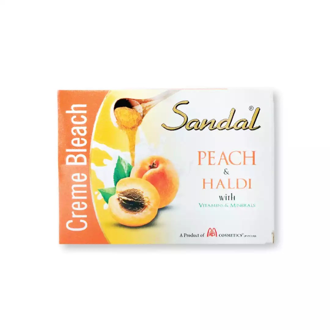 Peach Bleach Cream Get Brighter, Glowing Skin In No Time!