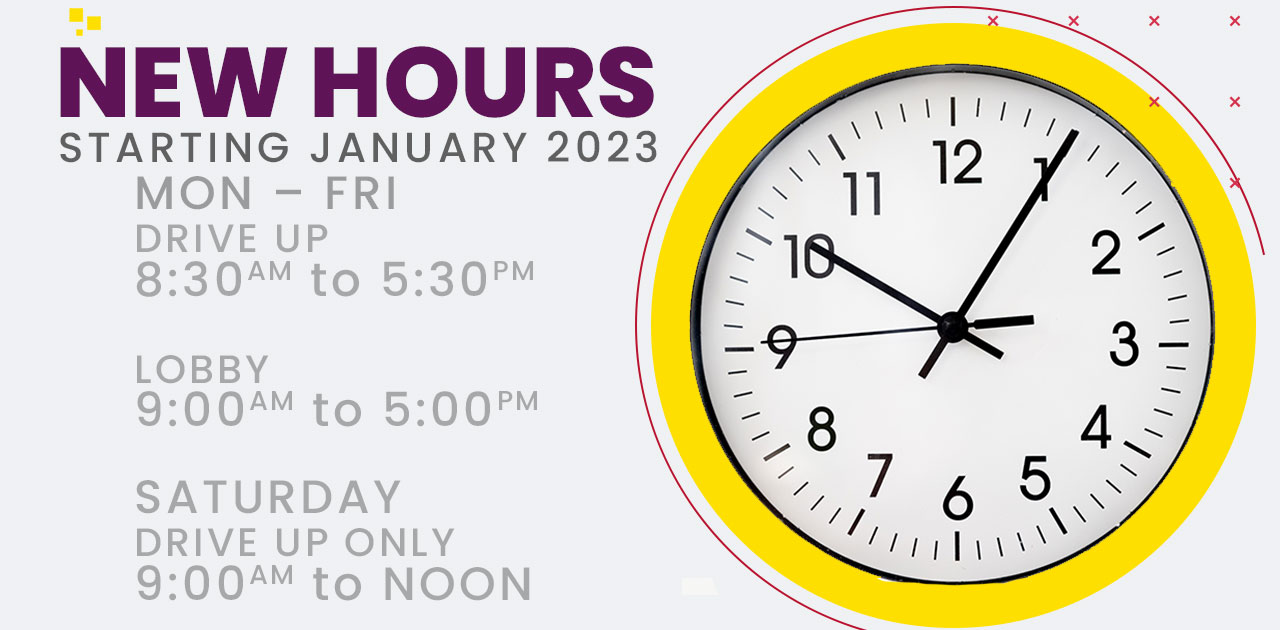 MMCCU Hours Starting January 2023 Marshfield Medical Center Credit Union