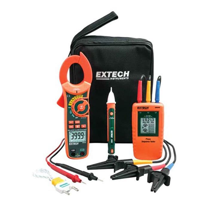 EXTECH MA640K Phase Rotation/Clamp Meter Test Kit