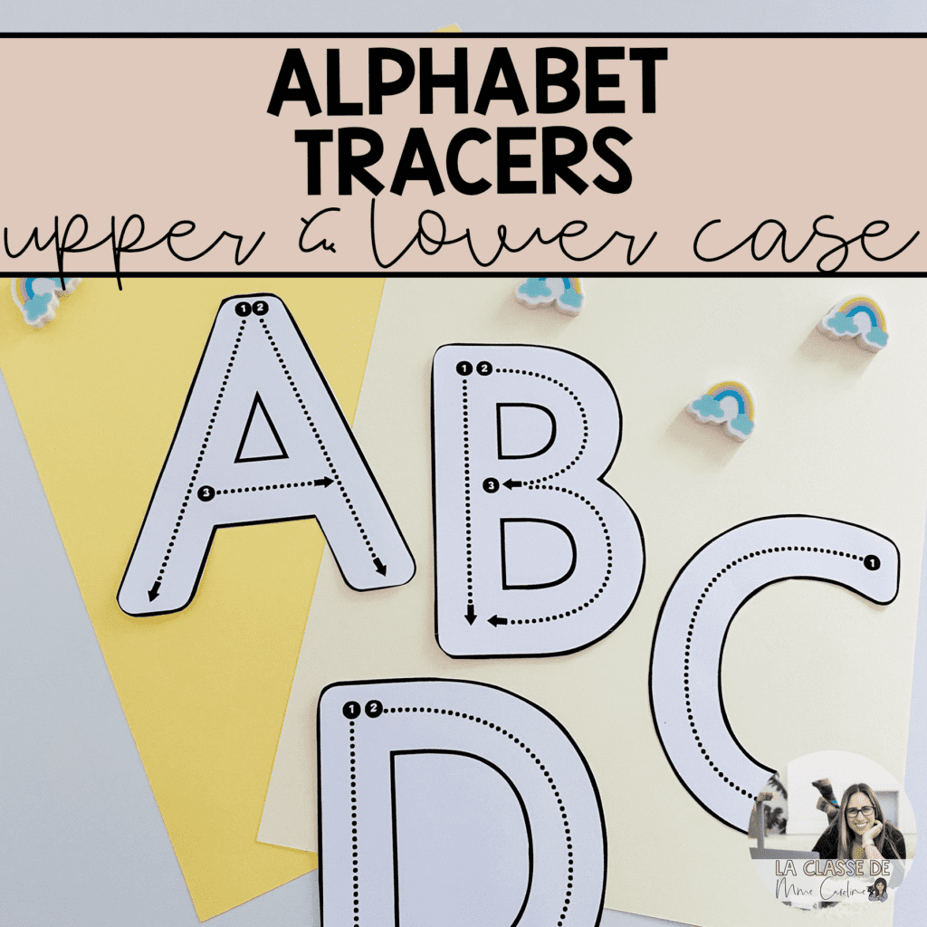 Kindergarten Alphabet Big Letter Tracers La Classe de Mme Caroline