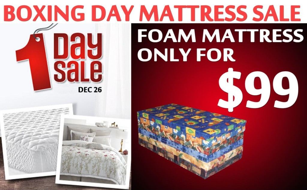 Boxing Day Special Sales On Mattress MM Foam