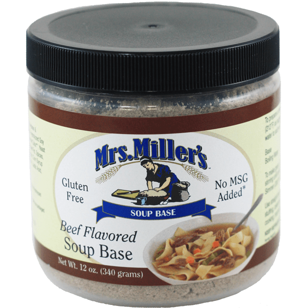 Beef Soup Base 6/12oz Mrs Miller's Mrs Miller's Homemade Noodles