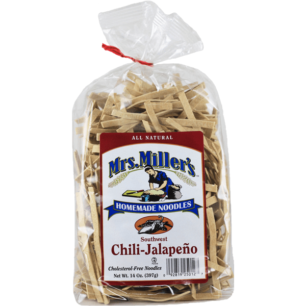 Southwest ChiliJalapeno Noodles 14oz Mrs Miller's Homemade Noodles