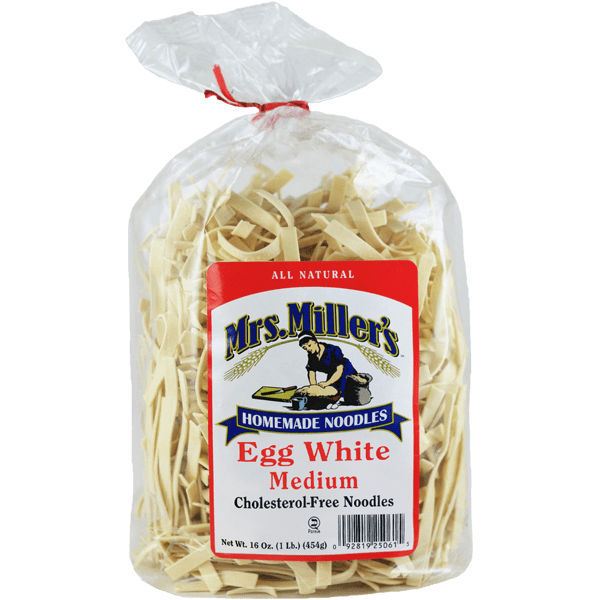 Egg White Medium Noodles Mrs Miller's Homemade Noodles