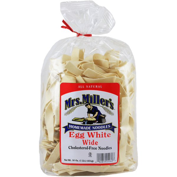 Egg White Noodles Mrs Miller's Homemade Noodles