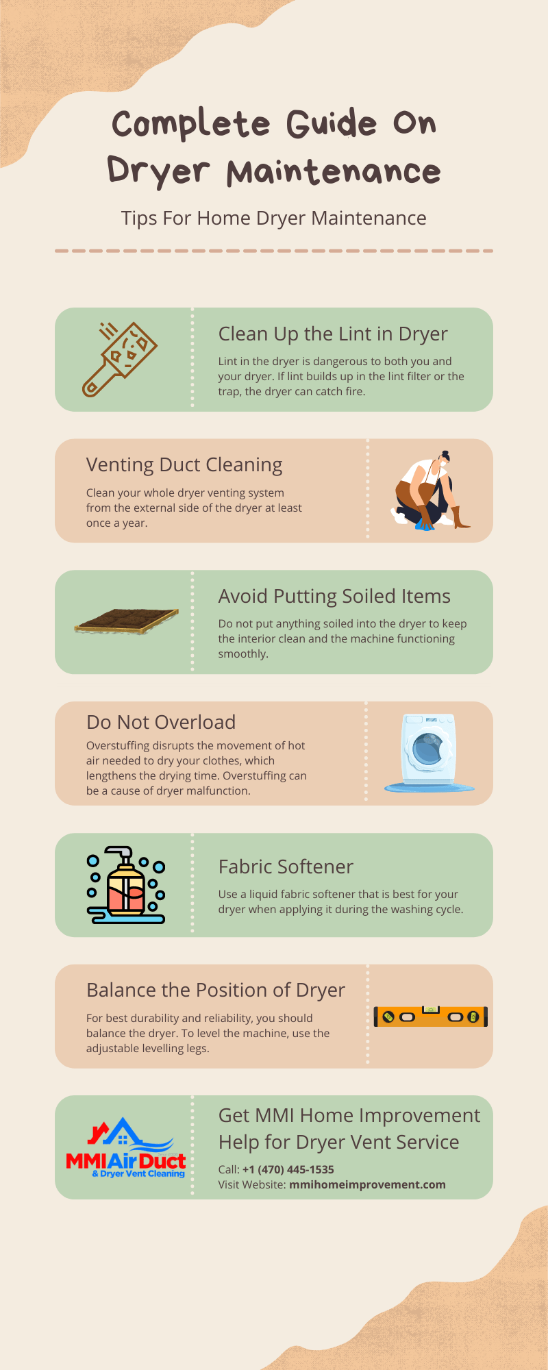 Complete Guide On Dryer Maintenance MMI Home Improvement LLC