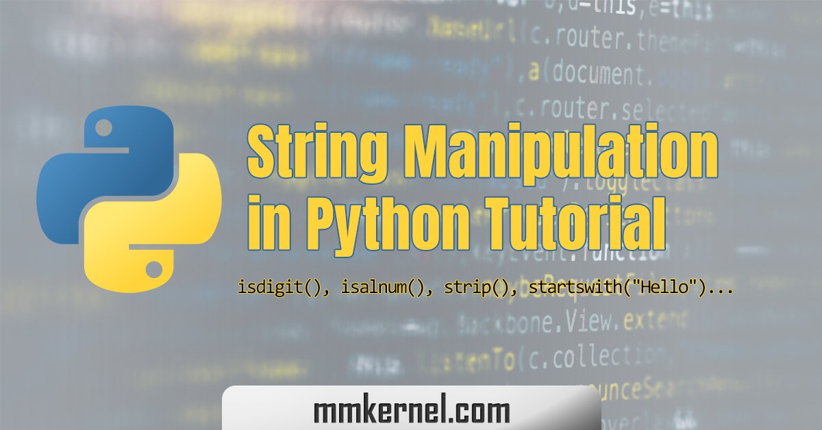 String Manipulation in Python Tutorial 20 Essential Code Examples