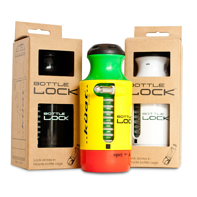 The Ingenious Water Bottle Bike Lock from Küat mmminimal