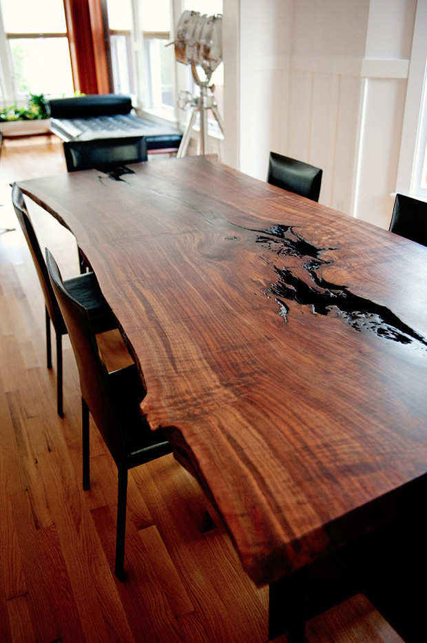 Wood Slab Furniture mmminimal