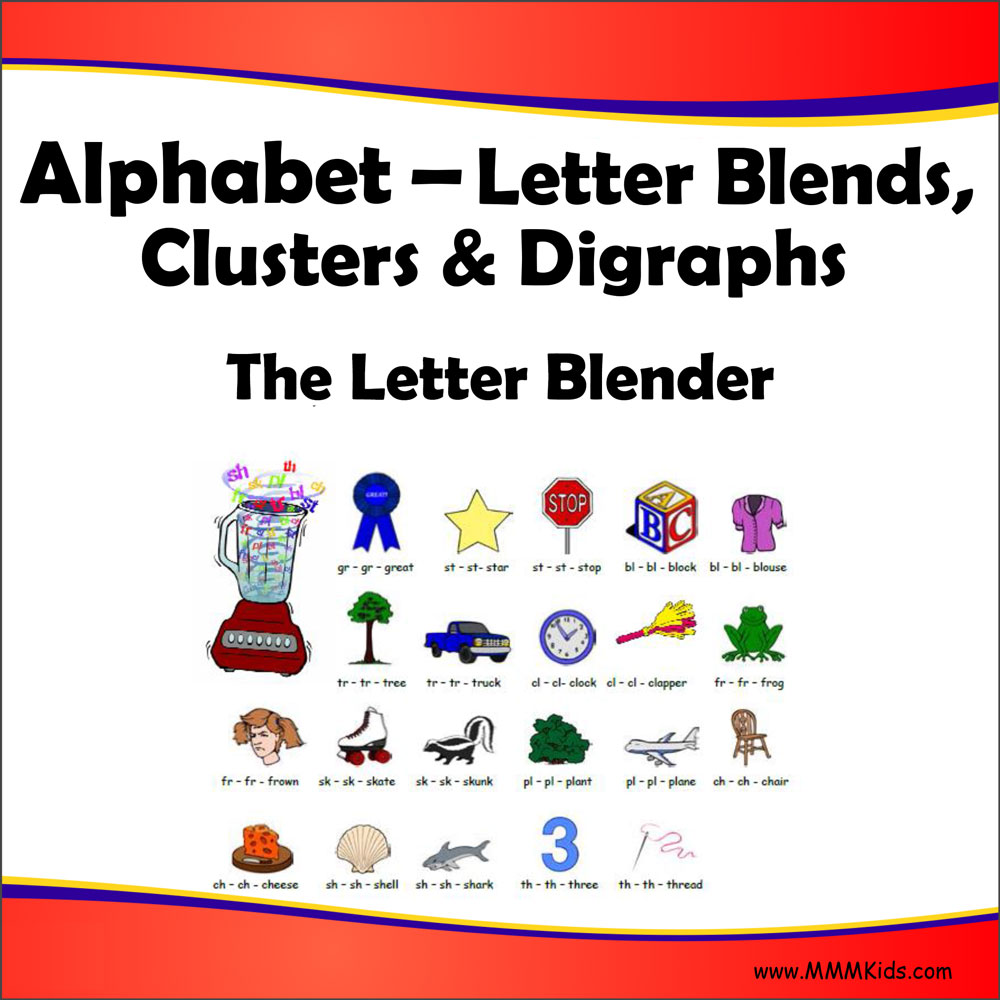 Letter Blends Cluster & Digraphs The Letter Blender
